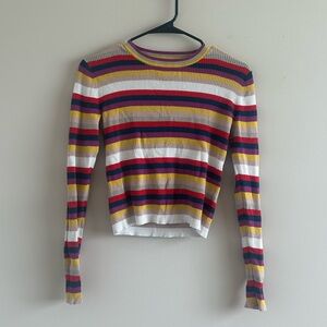 Long Sleeve Cropped Shirt